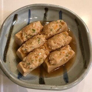 高野豆腐の肉はさみ煮